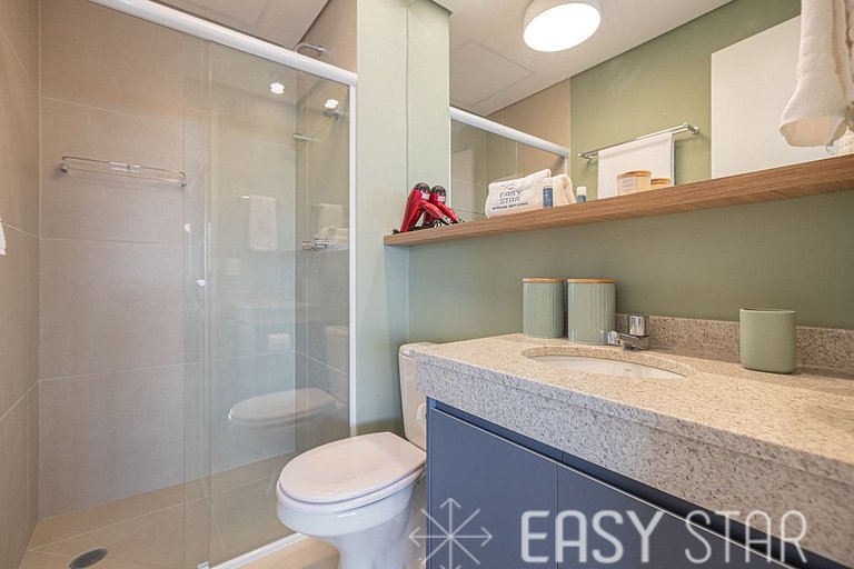 Easy Star - Studio encantador e bem iluminado no Campo Belo