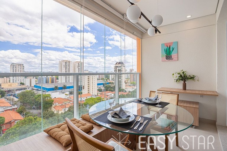Easy Star - Studio encantador e bem iluminado no Campo Belo