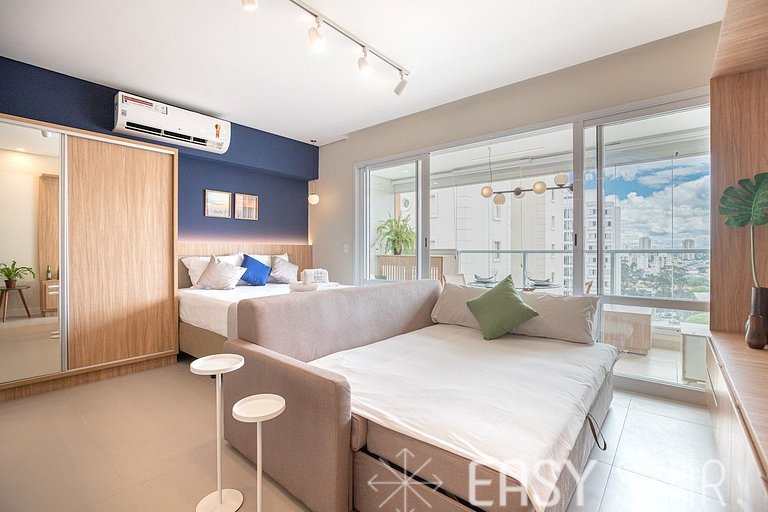 Easy Star - Studio encantador e bem iluminado no Campo Belo