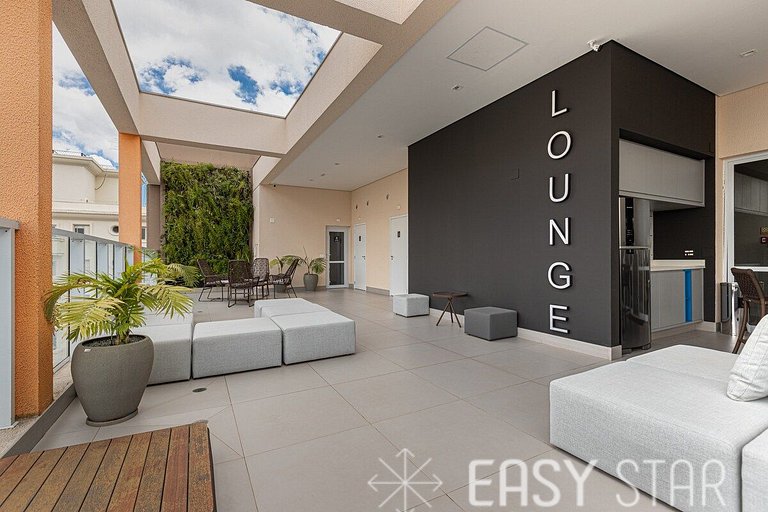 Easy Star - Studio encantador e bem iluminado no Campo Belo