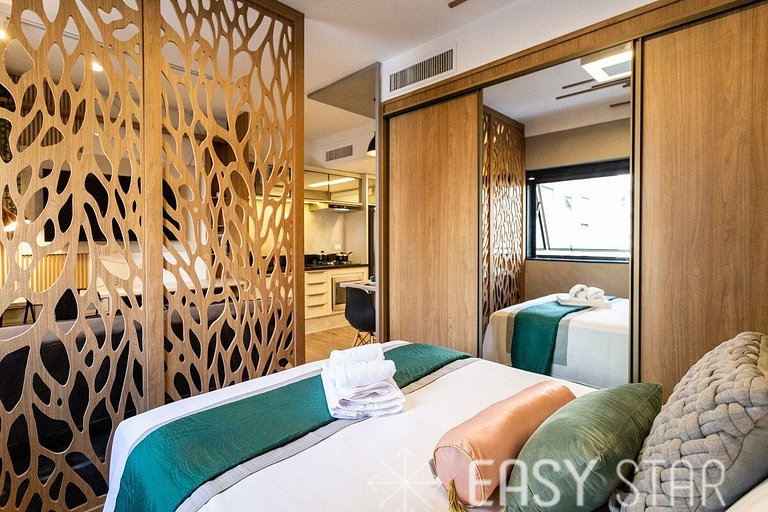 Easy Star - Flat gracioso no coracao do jardins - MV01H