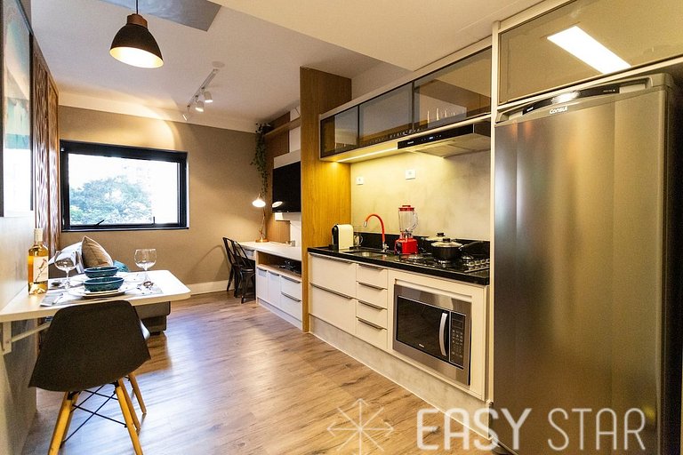 Easy Star - Flat gracioso no coracao do jardins - MV01H