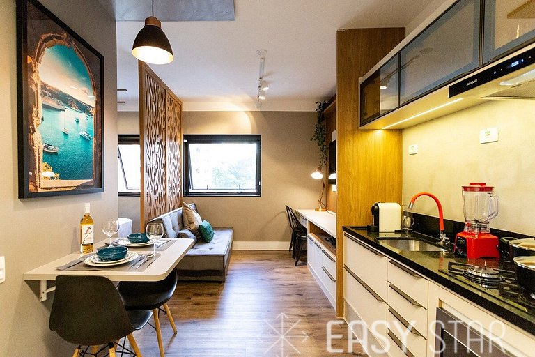 Easy Star - Flat gracioso no coracao do jardins - MV01H