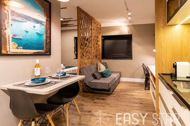 Easy Star - Flat gracioso no coracao do jardins - MV01H