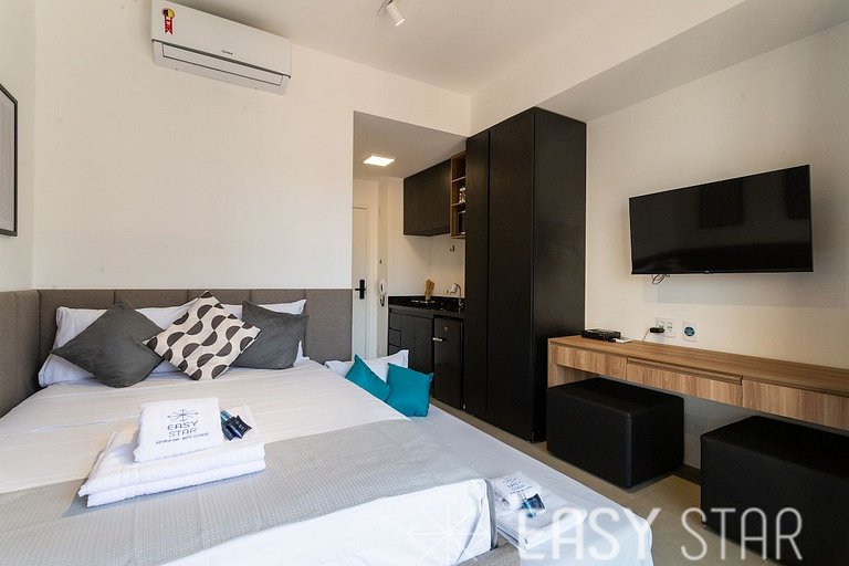 EASY STAR - Lindo Studio na Bela Cintra próximo a Paulista -