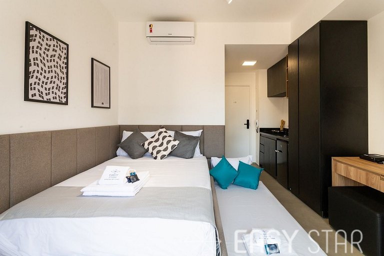 EASY STAR - Lindo Studio na Bela Cintra próximo a Paulista -