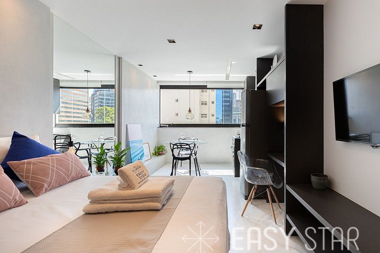 Easy Star - Studio aconchegante Vila Olímpia - NZ03H