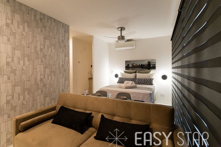 Easy Star - Studio C/Vaga ao Lado Metrô Campo Belo - OO01H