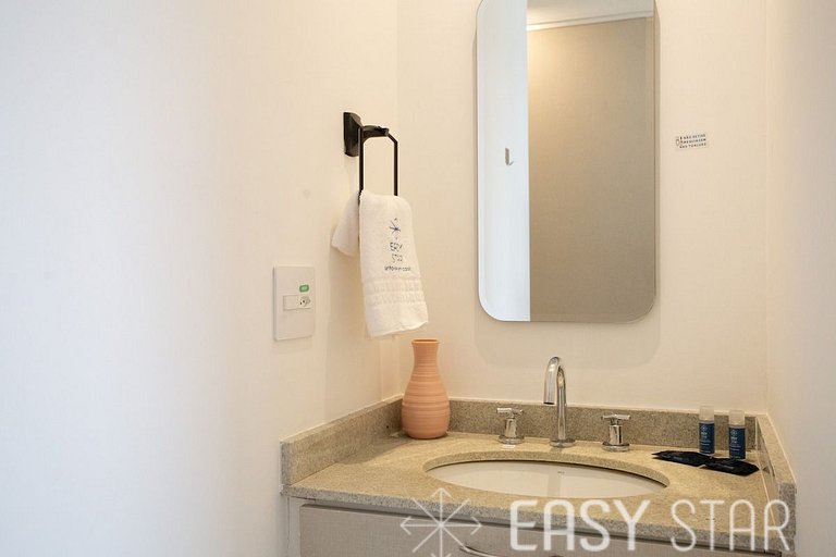 Easy Star - Studio C/Vaga ao Lado Metrô Campo Belo - OO01H