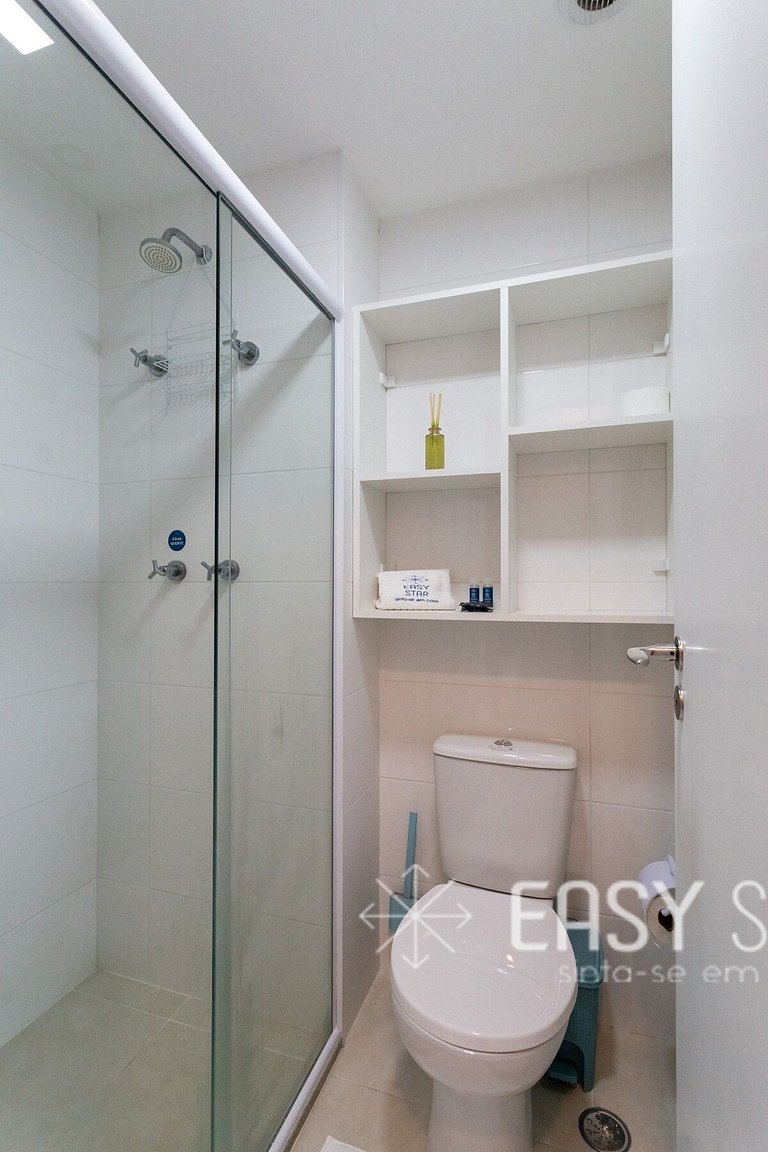 Easy Star - Studio C/Vaga ao Lado Metrô Campo Belo - OO01H