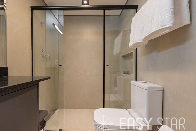 Easy Star - Flat gracioso ao lado da Berrini - PA01H