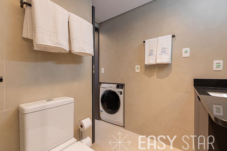 Easy Star - Flat gracioso ao lado da Berrini - PA01H
