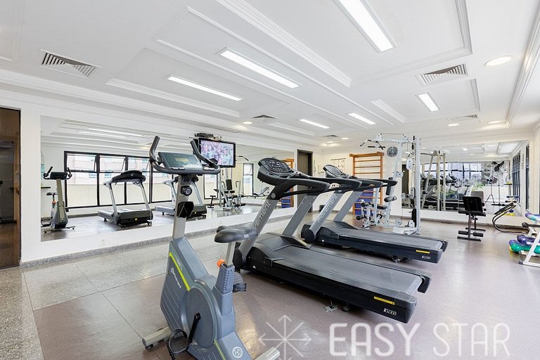 Easy Star - Flat gracioso ao lado da Berrini - PA01H