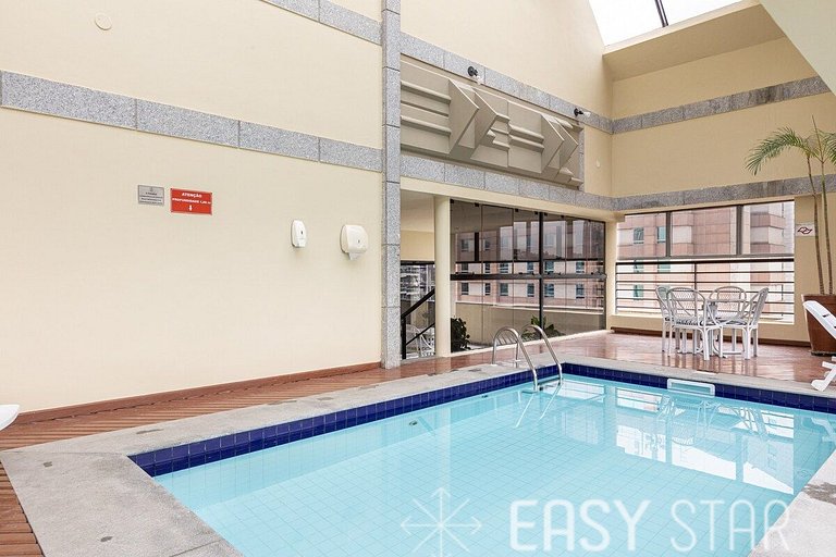 Easy Star - Flat gracioso ao lado da Berrini - PA01H