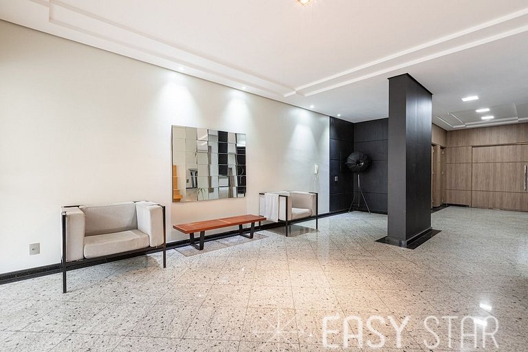Easy Star - Lindo apto dois quartos na Vila Olímpia - PQ01H