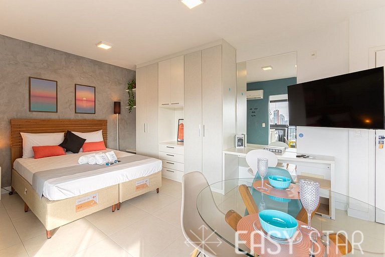 Easy Star - Lindo Studio no coração do Campo Belo - PU01H