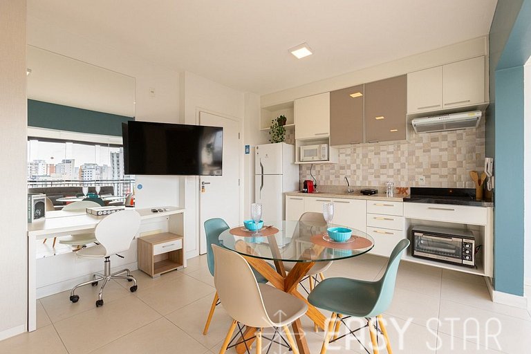 Easy Star - Lindo Studio no coração do Campo Belo - PU01H