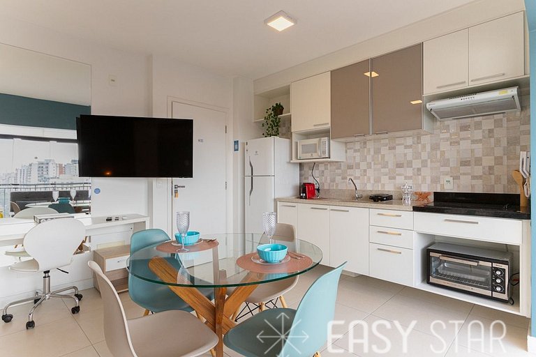 Easy Star - Lindo Studio no coração do Campo Belo - PU01H