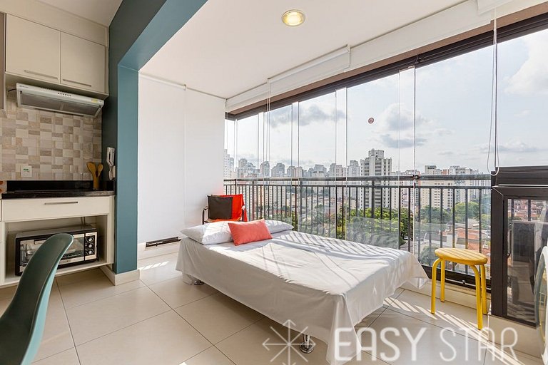 Easy Star - Lindo Studio no coração do Campo Belo - PU01H