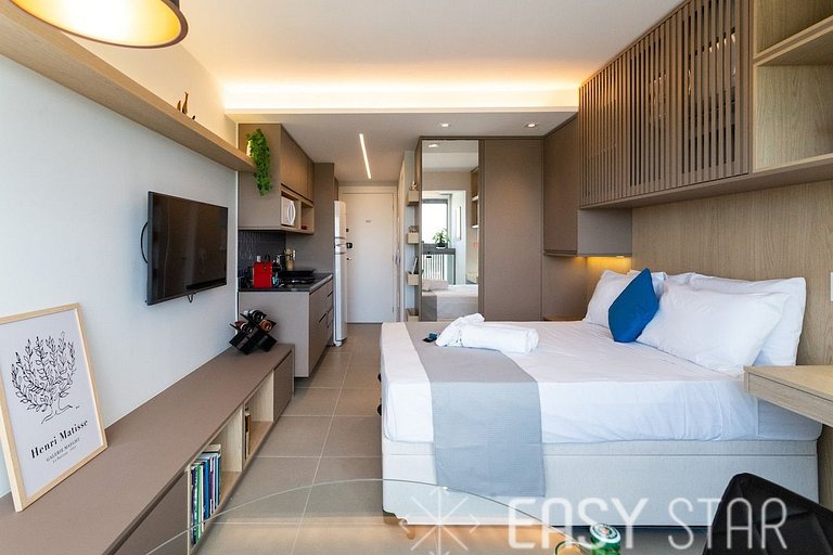 Easy Star - Lindo Studio proximo Metro Borba Gato - QI01H