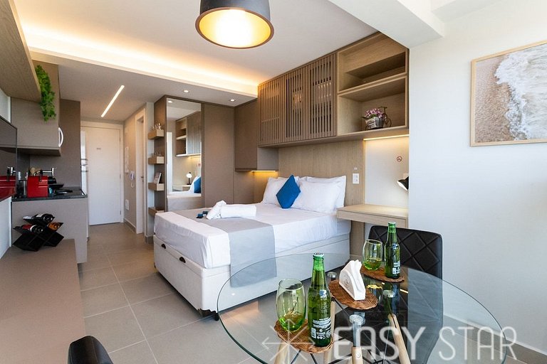 Easy Star - Lindo Studio proximo Metro Borba Gato - QI01H