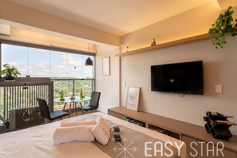 Easy Star - Lindo Studio proximo Metro Borba Gato - QI01H