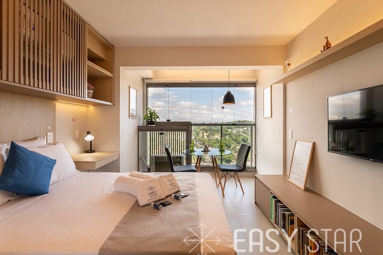 Easy Star - Lindo Studio proximo Metro Borba Gato - QI01H