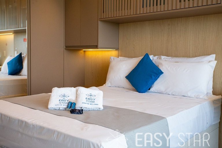 Easy Star - Lindo Studio proximo Metro Borba Gato - QI01H