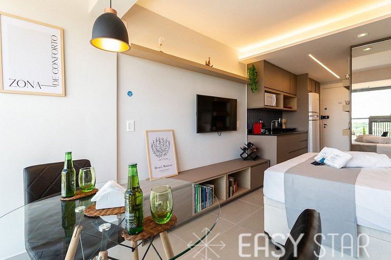 Easy Star - Lindo Studio proximo Metro Borba Gato - QI01H