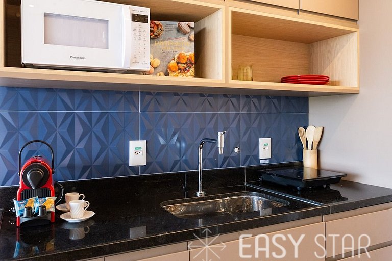 Easy Star - Lindo Studio proximo Metro Borba Gato - QI01H