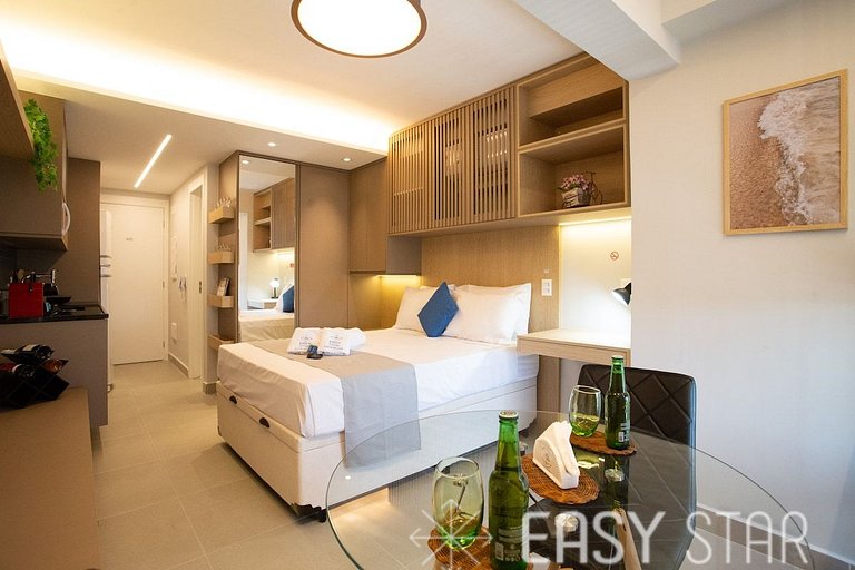 Easy Star - Lindo Studio proximo Metro Borba Gato - QI01H