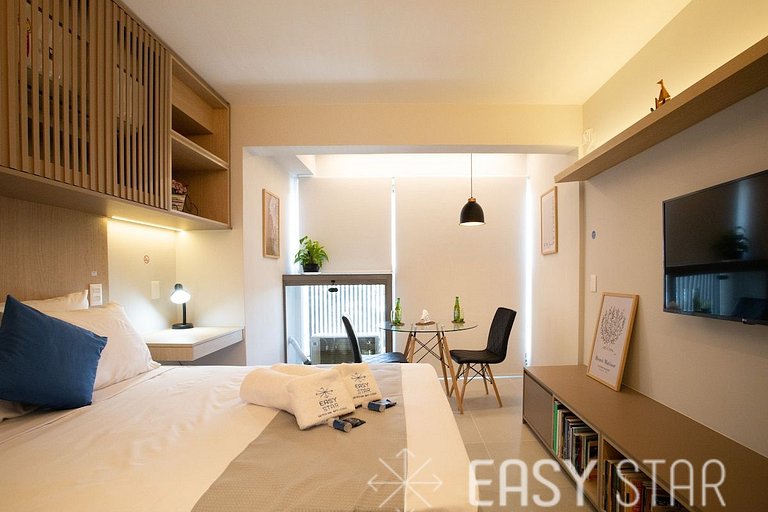 Easy Star - Lindo Studio proximo Metro Borba Gato - QI01H