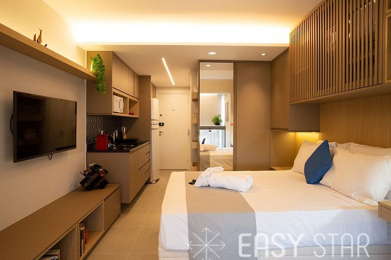 Easy Star - Lindo Studio proximo Metro Borba Gato - QI01H