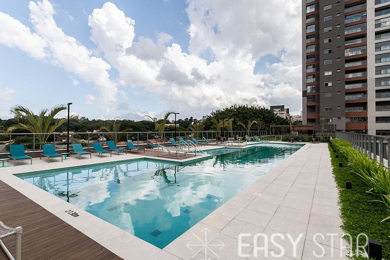Easy Star - Lindo Studio proximo Metro Borba Gato - QI01H