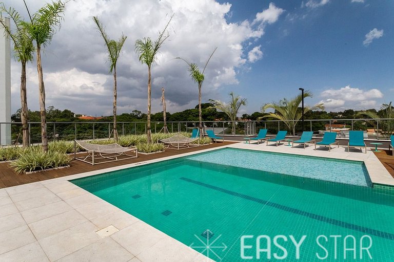 Easy Star - Lindo Studio proximo Metro Borba Gato - QI01H