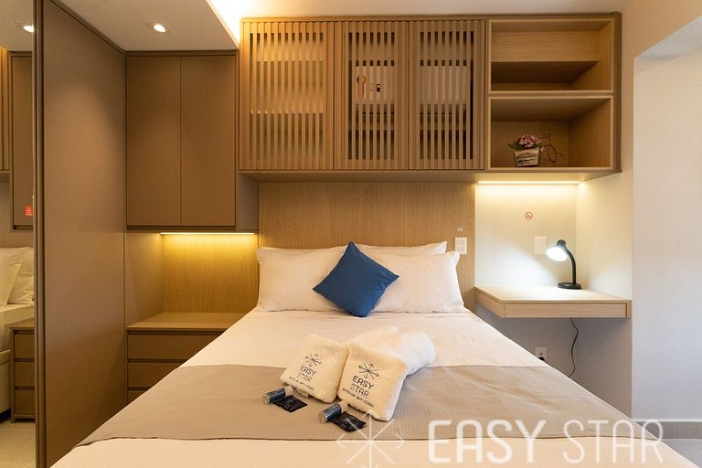 Easy Star - Lindo Studio proximo Metro Borba Gato - QI01H