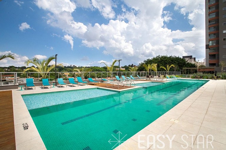 Easy Star - Lindo Studio proximo Metro Borba Gato - QI01H