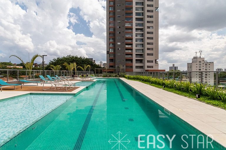 Easy Star - Lindo Studio proximo Metro Borba Gato - QI01H