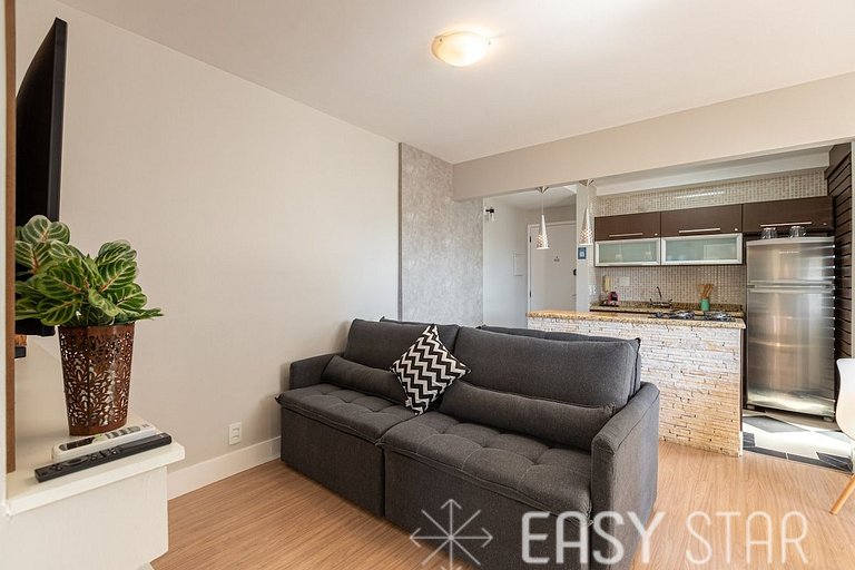 Easy Star - Apartamento na Vila Olímpia com ofurô e vista in