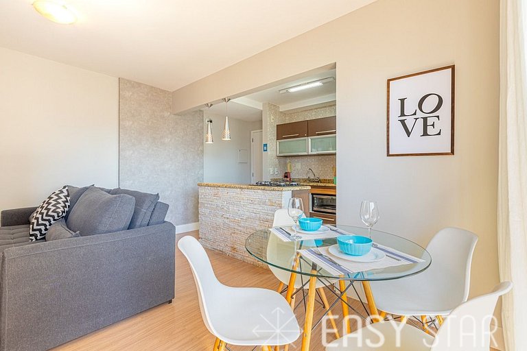 Easy Star - Apartamento na Vila Olímpia com ofurô e vista in