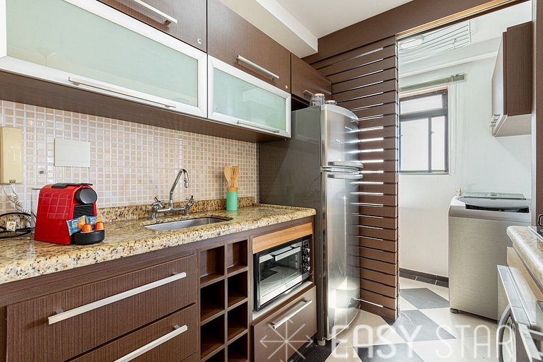 Easy Star - Apartamento na Vila Olímpia com ofurô e vista in