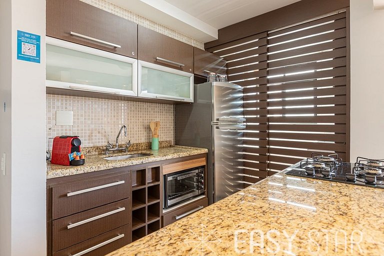 Easy Star - Apartamento na Vila Olímpia com ofurô e vista in