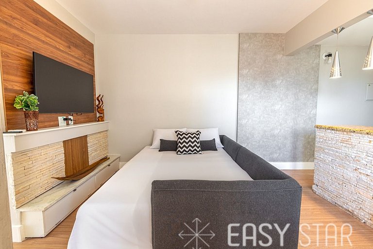 Easy Star - Apartamento na Vila Olímpia com ofurô e vista in