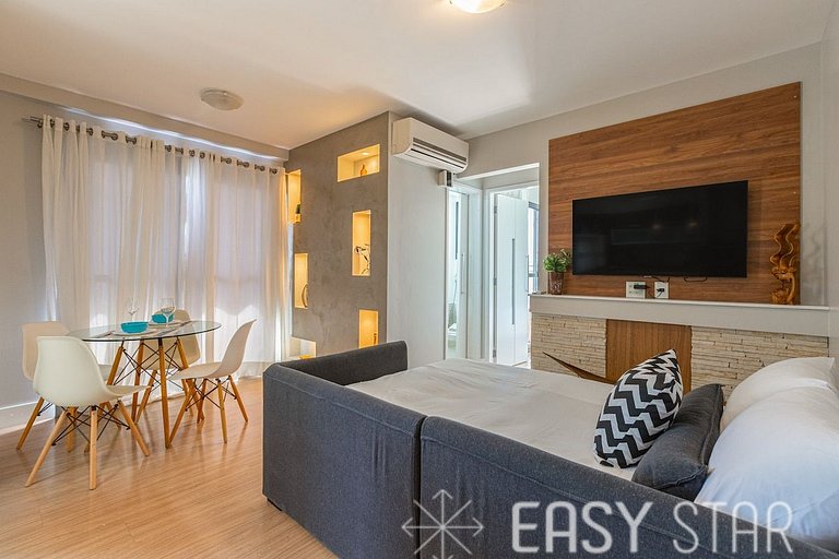 Easy Star - Apartamento na Vila Olímpia com ofurô e vista in