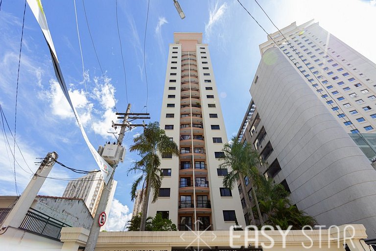 Easy Star - Apartamento na Vila Olímpia com ofurô e vista in