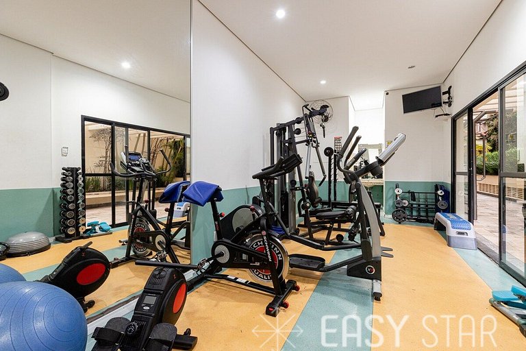Easy Star - Apartamento na Vila Olímpia com ofurô e vista in