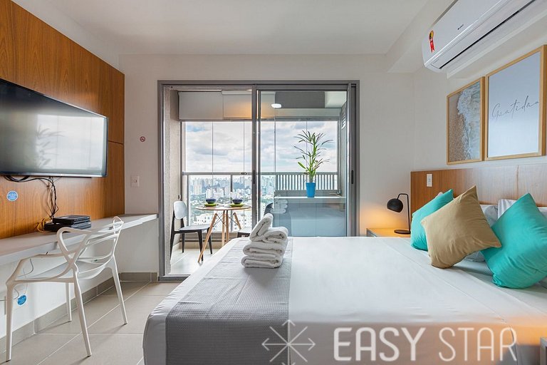 Easy Star - Lindo Studio no Alto da Boa Vista proximo ao Met