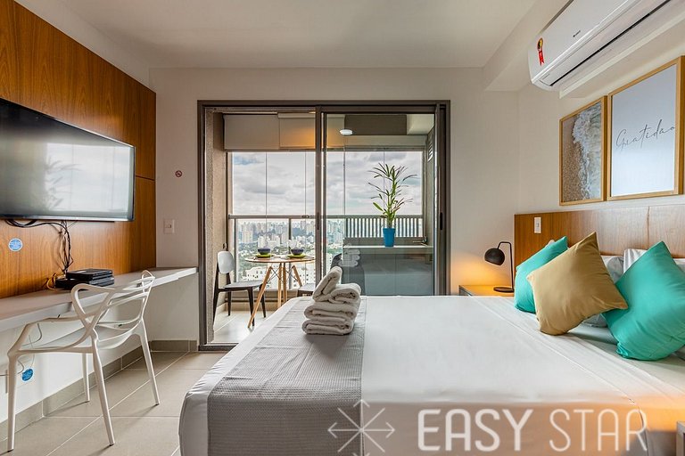 Easy Star - Lindo Studio no Alto da Boa Vista proximo ao Met