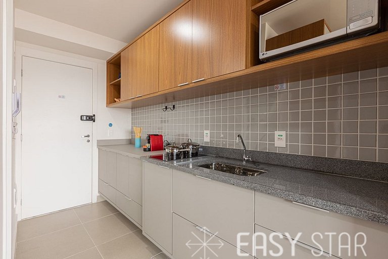 Easy Star - Lindo Studio no Alto da Boa Vista proximo ao Met