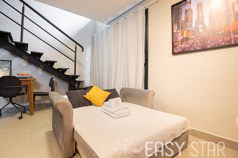 Easy Star - Duplex moderno na Vila Olimpia - UM01H